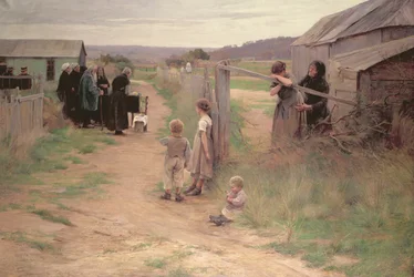 Begrafenis in Bresse, 1886